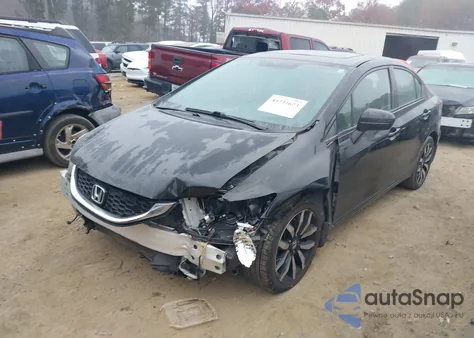 2015 Honda Civic Ex-L from USA, damaged, VIN 19XFB2F9XFE099013